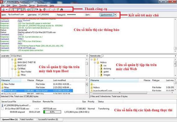 hướng dẫn và Tìm Hiểu Về FILEZILLA SERVER
